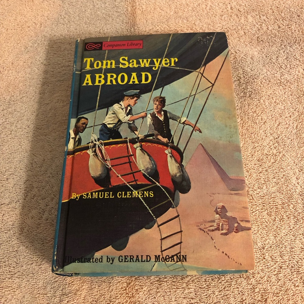 Vintage 1960’s Companion Library Tom Sawyer Abroad & A Dog of Flanders Hardcover